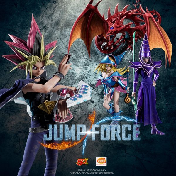 Jump Force: Yami Yugi aura le Magicien et la Magicienne des Ténèbres et Slifer avec lui