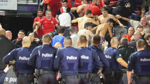 Le match du Spirou Charleroi contre Hapoel Tel Aviv interrompu suite aux débordements de supporters israéliens