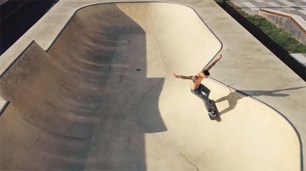 Film de Skate réalisé en plan séquence avec drone