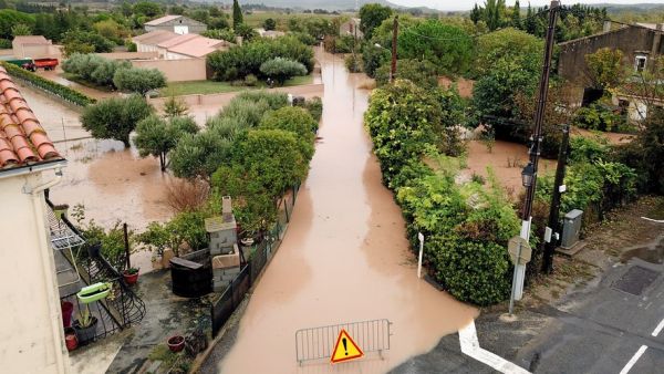 Les inondations dans l'Aude filmées depuis notre drone