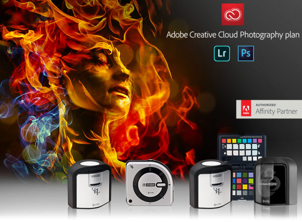 1 an d’abonnement offert à Adobe Creative Cloud Photographie pour l’achat d’un produit X-Rite