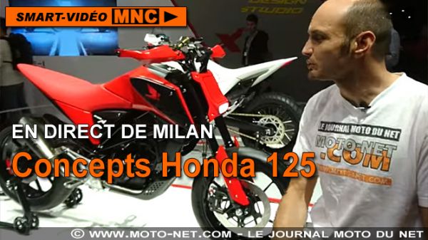 Concepts Honda CB125M et CB125X en direct de l'Eicma
