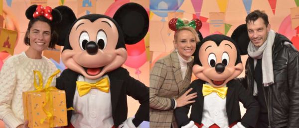 Alessandra Sublet tout sourire, Elodie Gossuin en amoureux... Les stars fêtent l'anniversaire de Mickey à Disneyland Paris (PHOTOS)