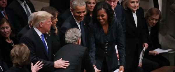 George W. Bush glisse encore une douceur à Michelle Obama