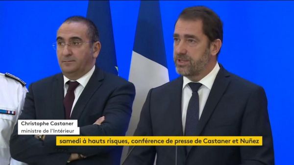VIDEO. "Gilets jaunes" : le ministre de l'Intérieur porte plainte contre Nicolas Dupont-Aignan pour ses propos sur les "petits casseurs de Castaner"