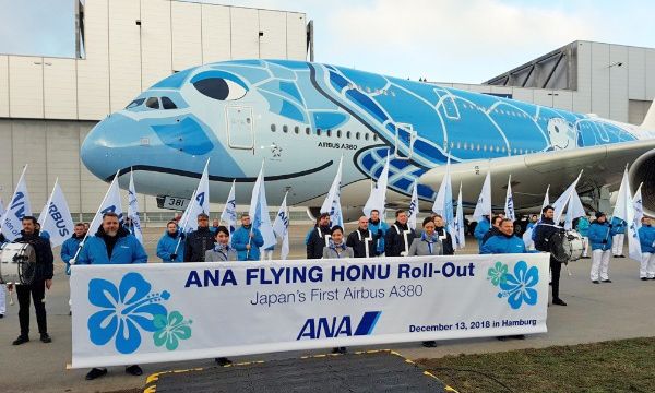 ANA présente son premier Airbus A380