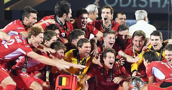 Hockey: les Red Lions belges sur le toit du monde