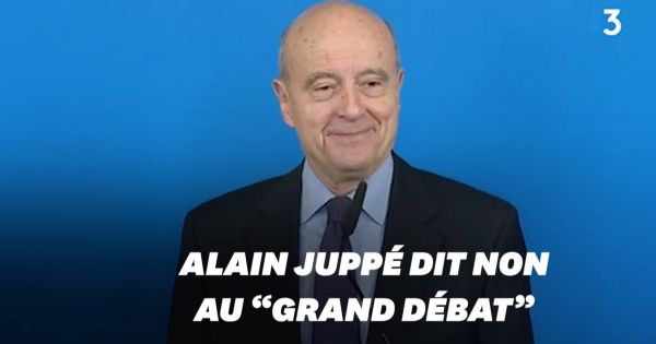 Le grand débat ne sera pas piloté par Alain Juppé