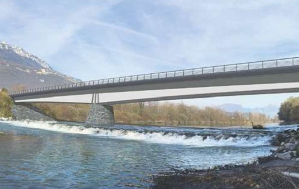 Le nouveau pont de la Buissière se reposera sur l'acier