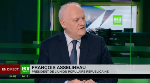 14 janvier 2019 –  François Asselineau analyse la Lettre de Macron aux Français sur RT France.