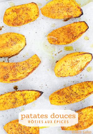 Patates douces rôties aux épices – Cuisson au four