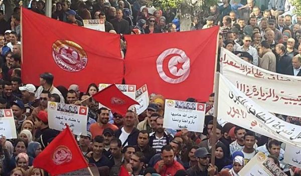 Tunisie: Une large participation des agents de la fonction publique et du secteur public à la grève générale