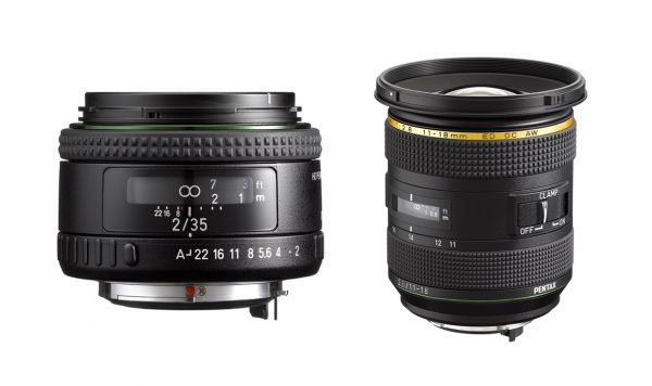 Pentax : deux nouvelles optiques zoom 11-18 mm et fixe 35 mm pour APS-C et Full Frame