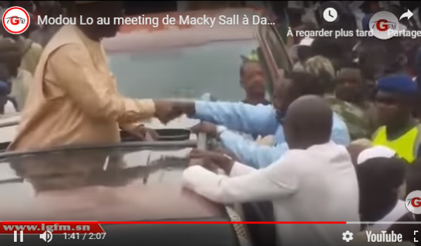 VIDEO: Modou Lo au meeting de Macky Sall à Dagana