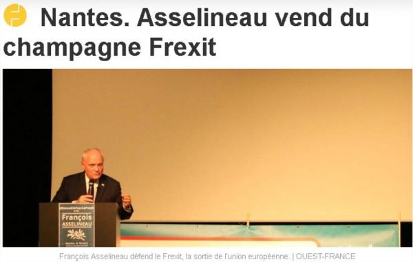 Ouest-France rend compte du succès de notre réunion publique à Nantes