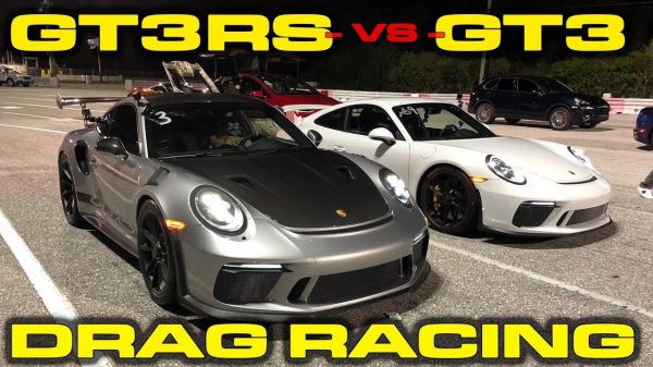 Vidéo : La Porsche 911 GT3 RS affronte une 911 GT3