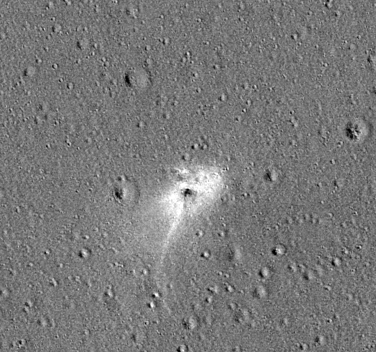 Beresheet : la zone d’impact sur la Lune photographiée