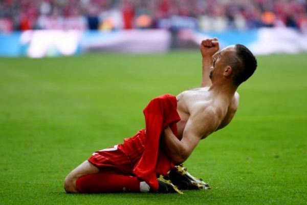 Foot - ALL - Bayern - Allemagne : Franck Ribéry (Bayern Munich), champion et recordman