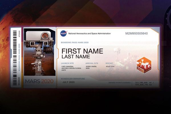 La Nasa vous propose d'envoyer votre nom sur un rover à destination de Mars !