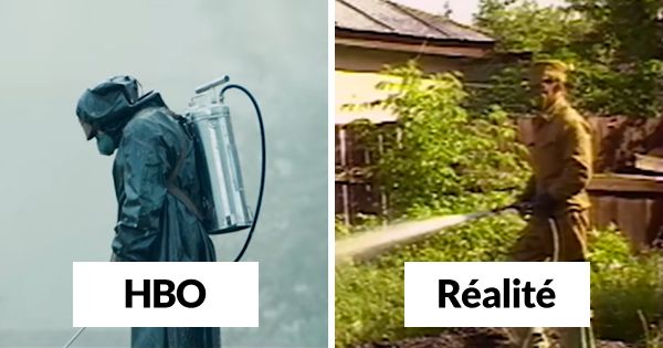 20 comparaisons côte à côte du vrai Tchernobyl vs celui présenté dans l'émission de HBO