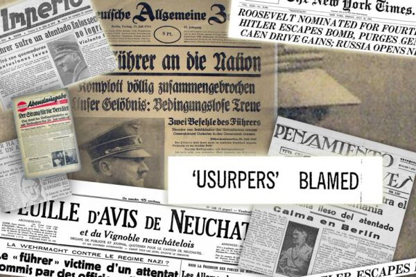 Ce que la presse internationale écrivait après le 20 juillet 1944, l'attentat contre Hitler