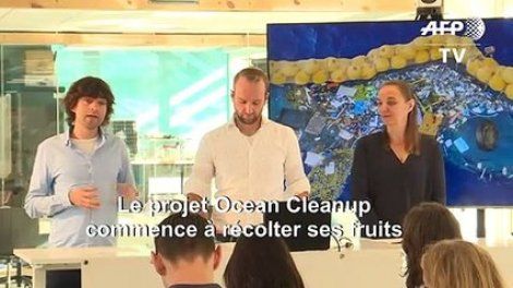 Pacifique: Ocean Cleanup ramasse du plastique pour la première fois