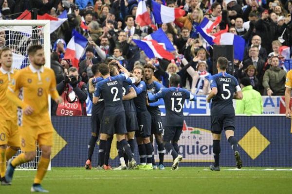 Foot - qualif. Euro - Euro : déjà qualifiée, la France prend la tête du groupe H après sa difficile victoire contre la Moldavie