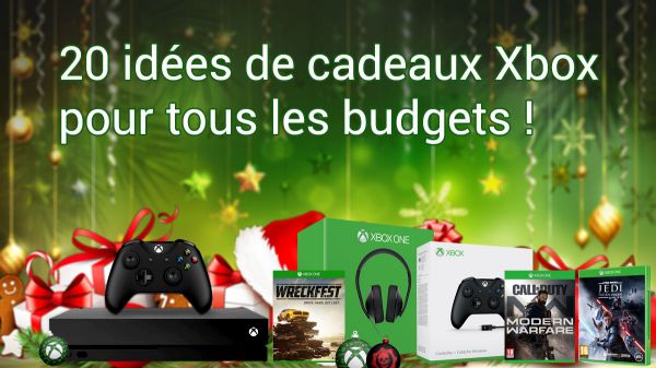 20 idées de cadeaux de Noël Xbox One pour tous les budgets, de 20€ à 330€ !