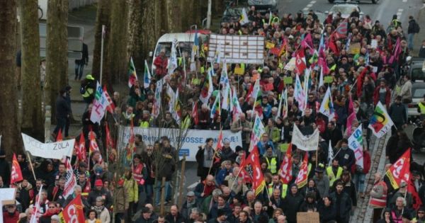 Réforme des retraites : 500 manifestants à Lorient