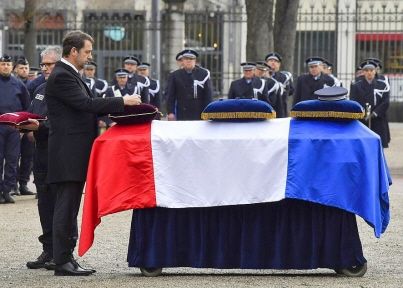 Le "grand policier" décédé Franck Labois honoré à Lyon