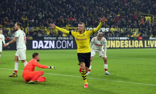 Bundesliga J19 : Dortmund et Haaland en collent 5 à Cologne