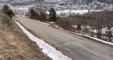 La sortie de route d'Ott Tänak au Rallye de Monte-Carlo 2020