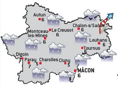 Un temps encore instable ce mercredi en Saône-et-Loire