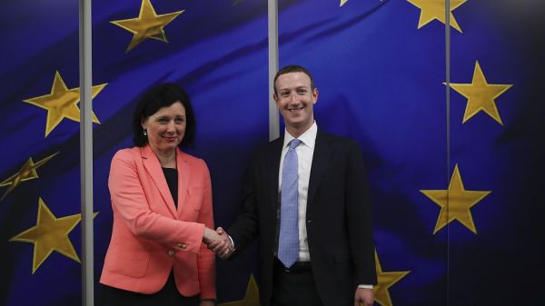 Le patron de Facebook à Bruxelles