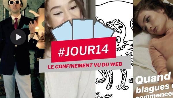 Le confinement du web #Jour14 : des confinés nus, le virus expliqué aux petits, et des dons de crèmes