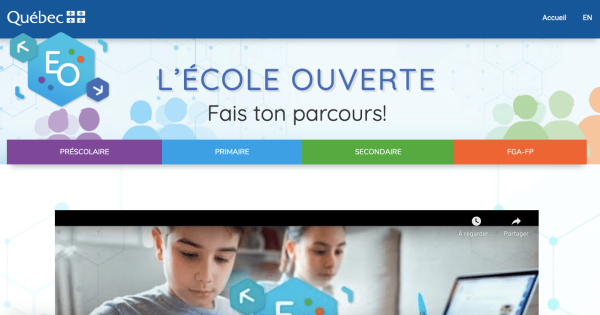 Éducation : Québec lance sa plateforme en ligne