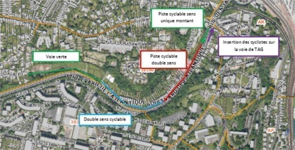 Cherbourg-en-Cotentin : le réaménagement des pistes cyclables se met en place