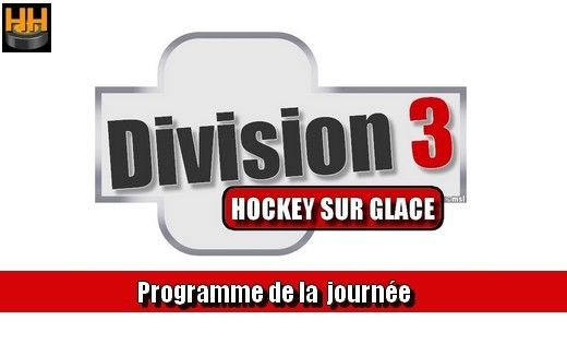 Division 3 : Programme du week-end