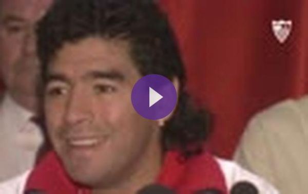 La Liga - Le Séville FC rend hommage à Diego Maradona