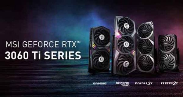 MSI annonce ses GeForce RTX 3060 Ti Vendus, Gaming et Gaming X Trio