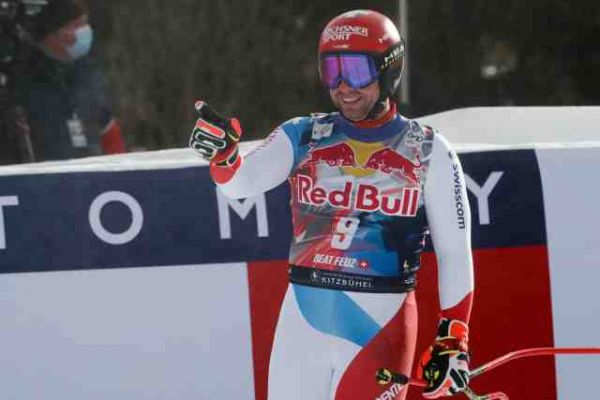 Ski alpin - CM (H) - Beat Feuz remporte la deuxième descente de Kitzbühel, Clarey 2e