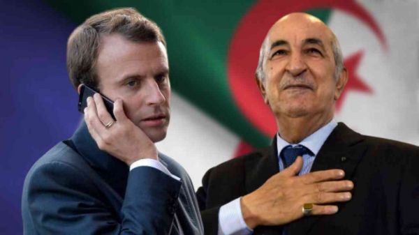 Tebboune reçoit un appel téléphonique de Macron