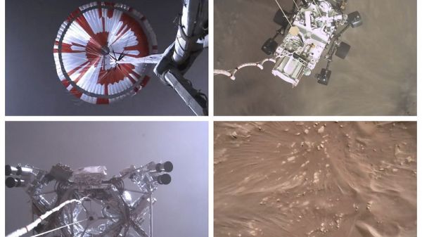 L'arrivée du rover Perseverance sur Mars en vidéo, et pour la première fois, un son martien