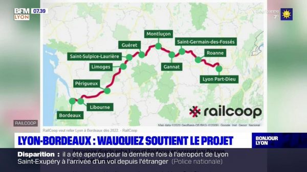 Train Lyon-Bordeaux: Laurent Wauquiez soutient le projet