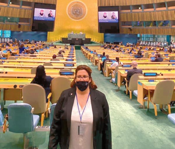 Sonia Backes à l'ONU