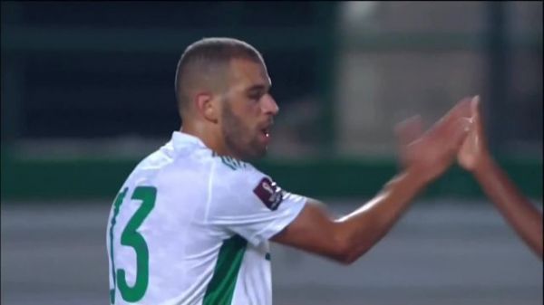 Foot - Qualifs CM 2022 - ALG - Auteur d'un quadruplé contre Djibouti, Islam Slimani entre dans l'histoire de l'Algérie