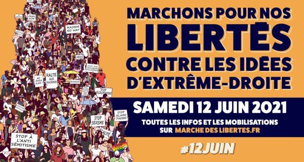Communiqué des signataires de l'appel à la marche du 12 juin pour les libertés et contre les idées d'extrême-droite