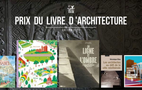 Cinq livres primés par l'Académie d'architecture