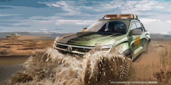Volkswagen Amarok 2022 : premier croquis