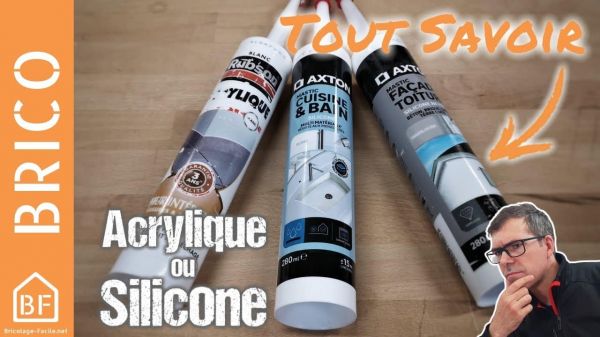 Vidéo : Choisir entre mastic acrylique et silicone